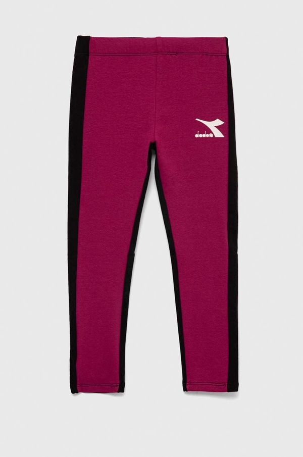 Diadora Dječje tajice Diadora boja: crna, s uzorkom