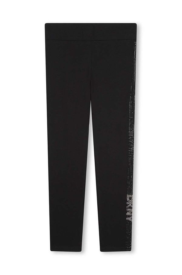 DKNY Dječje tajice Dkny boja: crna, s aplikacijom, D60224