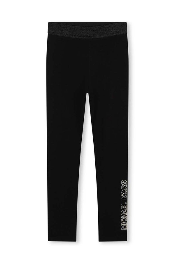 Michael Kors Dječje tajice Michael Kors boja: crna, s aplikacijom, R30178