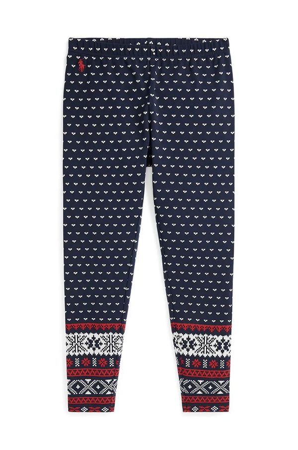Polo Ralph Lauren Dječje tajice Polo Ralph Lauren boja: crna, s uzorkom, 313952795001