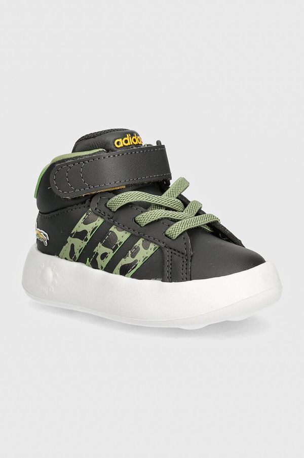 adidas Dječje tenisice adidas GRAND COURT MID LionKing boja: crna, IF4096