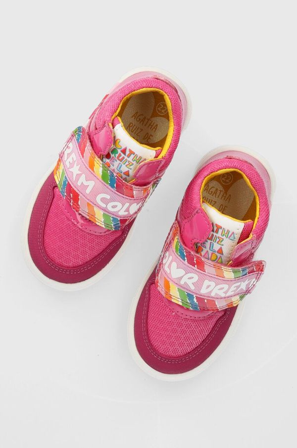 Agatha Ruiz de la Prada Dječje tenisice Agatha Ruiz de la Prada boja: ljubičasta