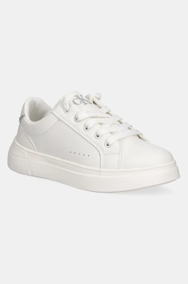 Calvin Klein Jeans Dječje tenisice Calvin Klein Jeans boja: bijela, V3A9-82023