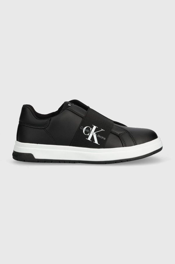 Calvin Klein Jeans Dječje tenisice Calvin Klein Jeans boja: crna