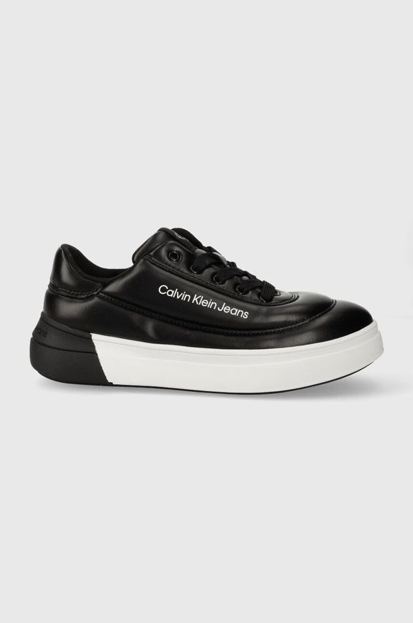 Calvin Klein Jeans Dječje tenisice Calvin Klein Jeans boja: crna