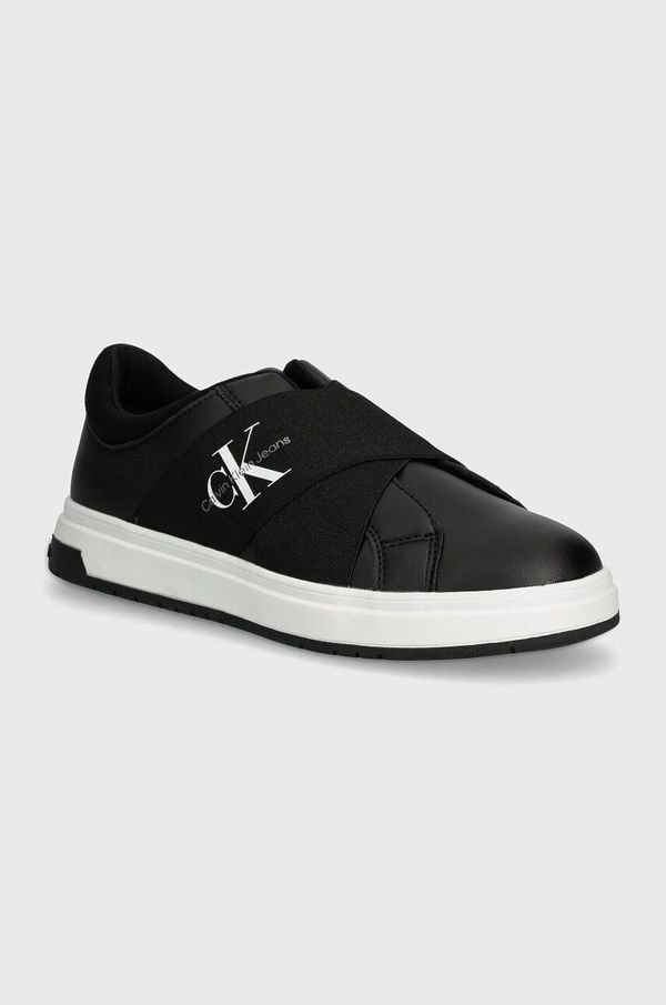 Calvin Klein Jeans Dječje tenisice Calvin Klein Jeans boja: crna, V3X9-81056