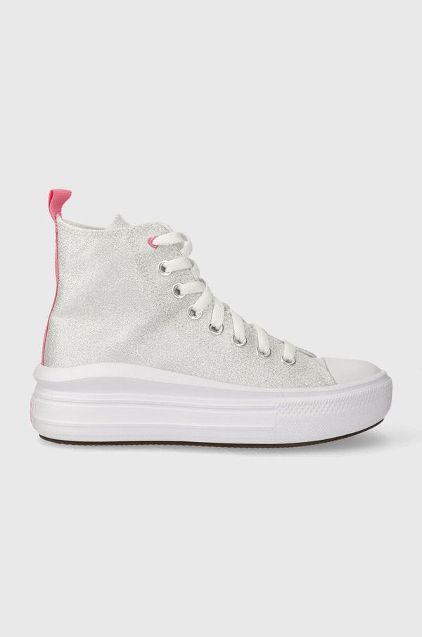 Converse Dječje tenisice Converse boja: srebrna