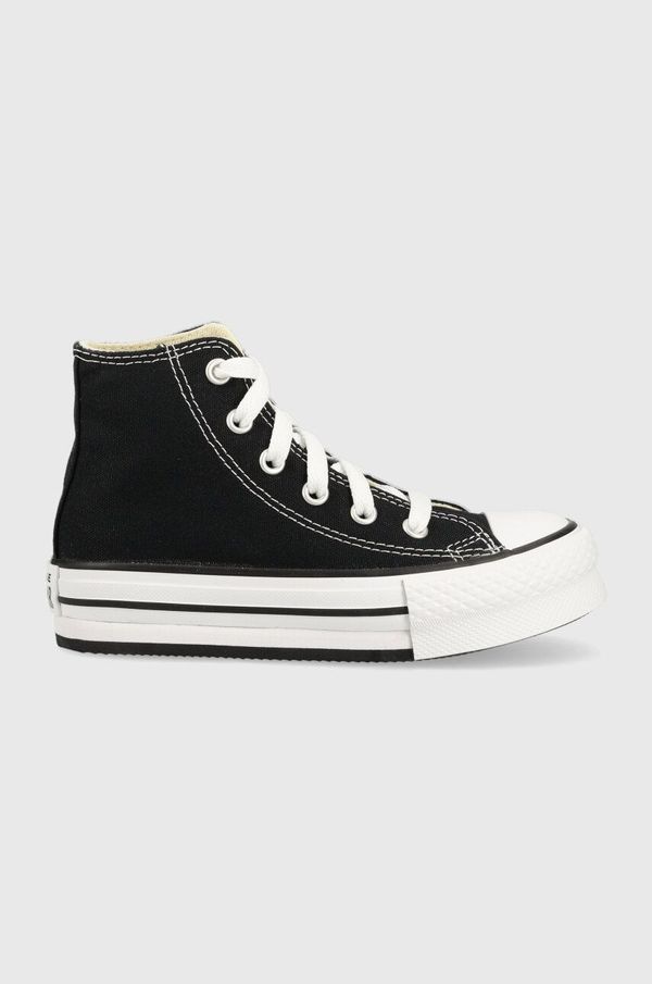 Converse Dječje tenisice Converse CHCK TAYLOR ALL STAR EVA LIFT 372859C boja: crna
