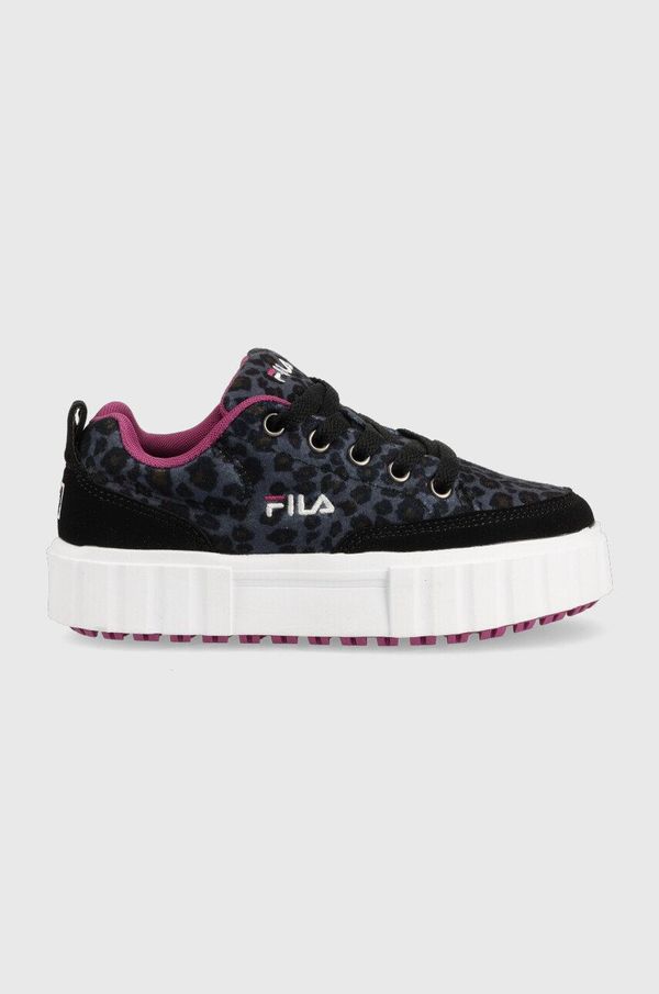 Fila Dječje tenisice Fila Sandblast boja: tamno plava