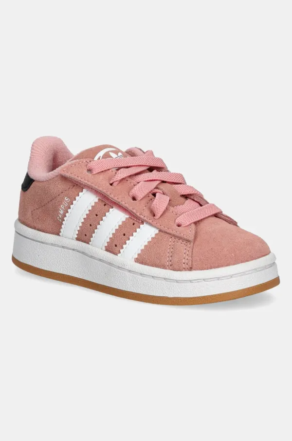 adidas Originals Dječje tenisice od brušene kože adidas Originals CAMPUS 00s boja: ružičasta, JP5513