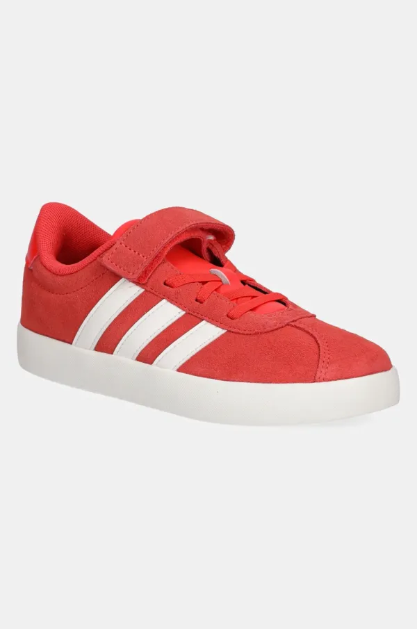 adidas Dječje tenisice od brušene kože adidas VL COURT 3.0 boja: narančasta, JH6314