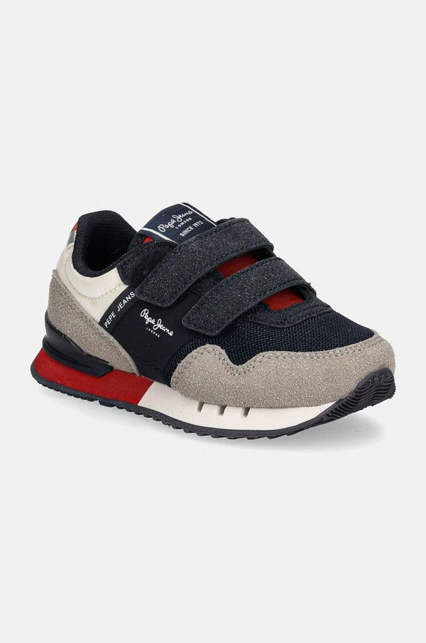 Pepe Jeans Dječje tenisice Pepe Jeans LONDON PARK boja: siva, PBS40009