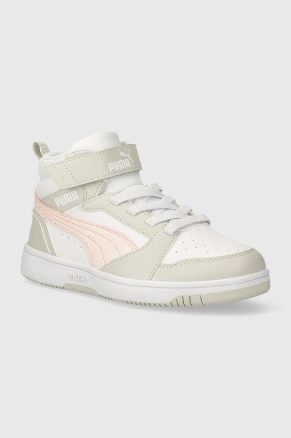 Puma Dječje tenisice Puma Rebound V6 Mid AC+ PS boja: siva