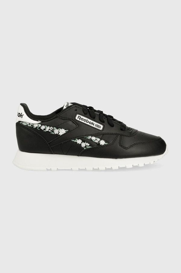 Reebok Classic Dječje tenisice Reebok Classic CL LTHR boja: crna