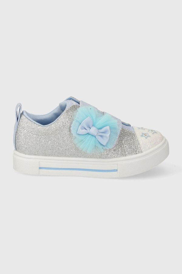 Skechers Dječje tenisice Skechers TWINKLE SPARKS GLITTER GEMS boja: srebrna