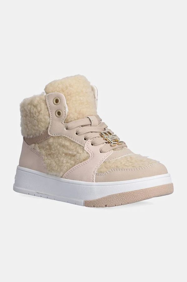 Tommy Hilfiger Dječje tenisice Tommy Hilfiger boja: bež, T3A9-33530