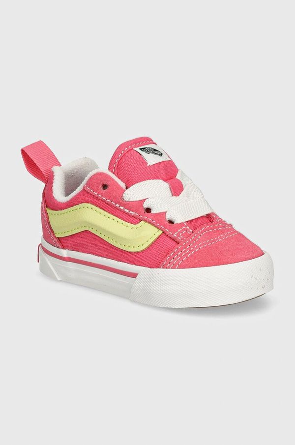Vans Dječje tenisice Vans Knu Skool Elastic Lace boja: ružičasta, VN000D0KDFE1