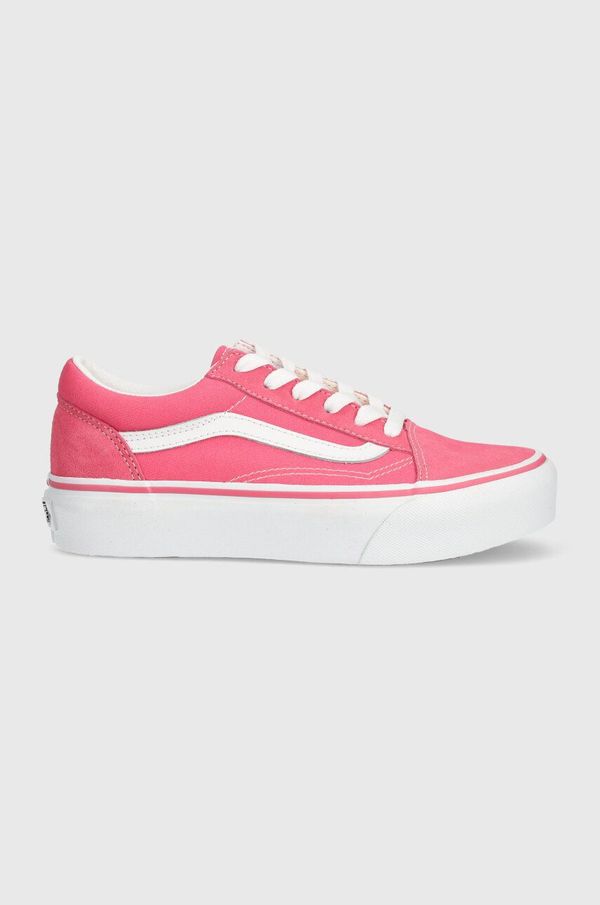 Vans Dječje tenisice Vans Old Skool Platform boja: ružičasta