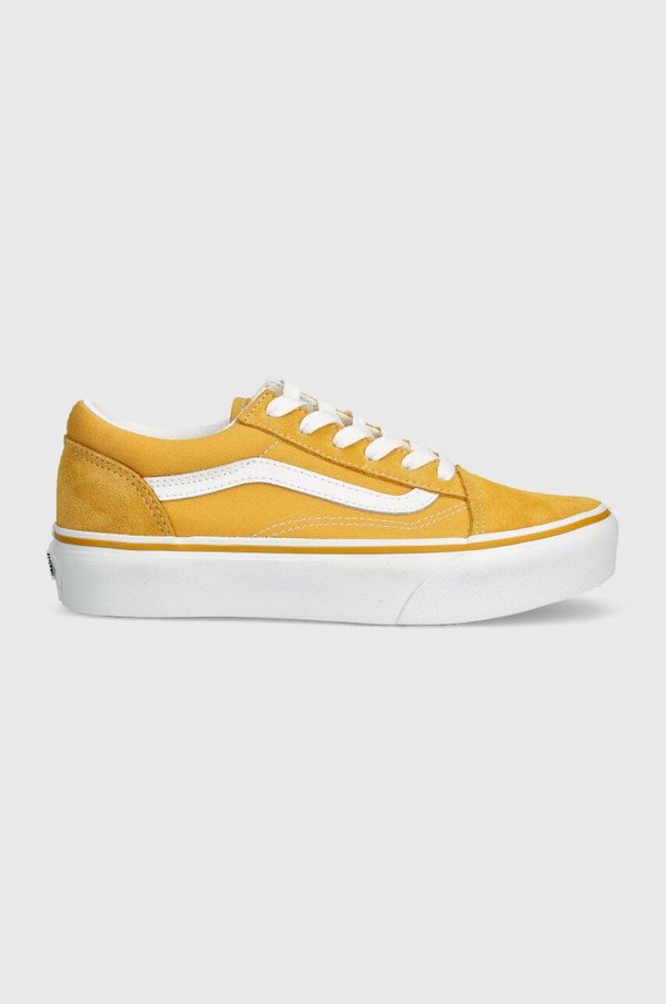 Vans Dječje tenisice Vans Old Skool Platform boja: žuta