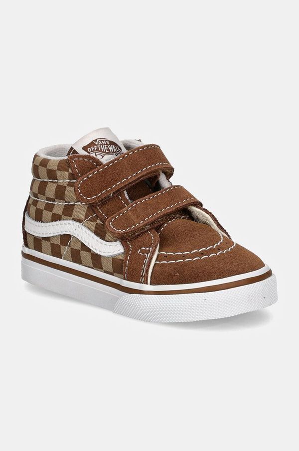 Vans Dječje tenisice Vans SK8-Mid Reissue boja: smeđa, VN000D0PBF21