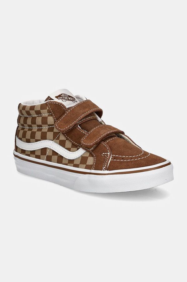 Vans Dječje tenisice Vans SK8-Mid Reissue boja: smeđa, VN000D2ZNWH1
