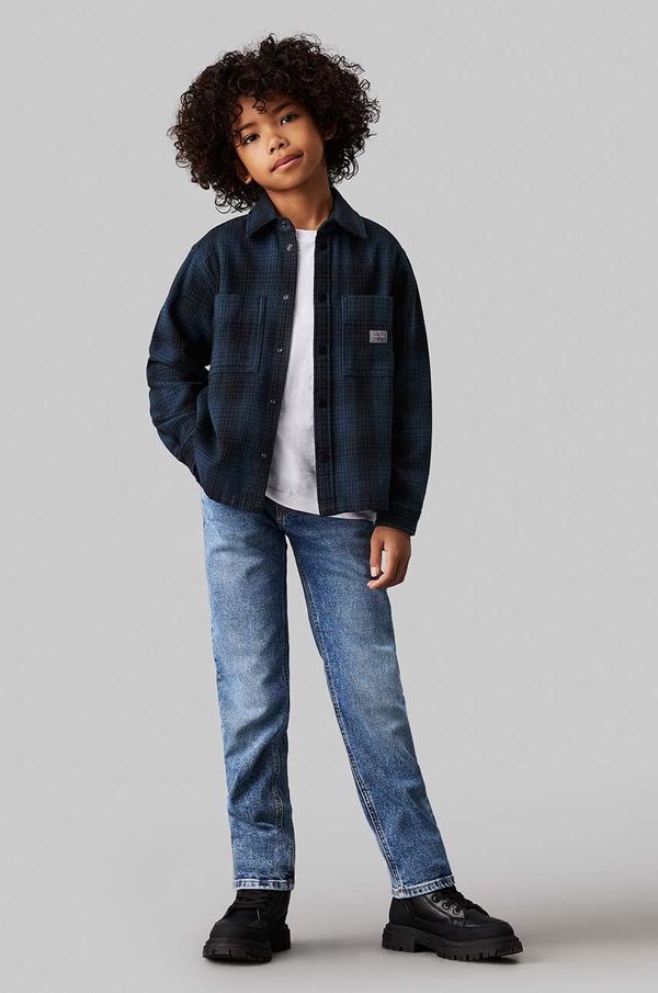 Calvin Klein Jeans Dječje traperice Calvin Klein Jeans IB0IB02402