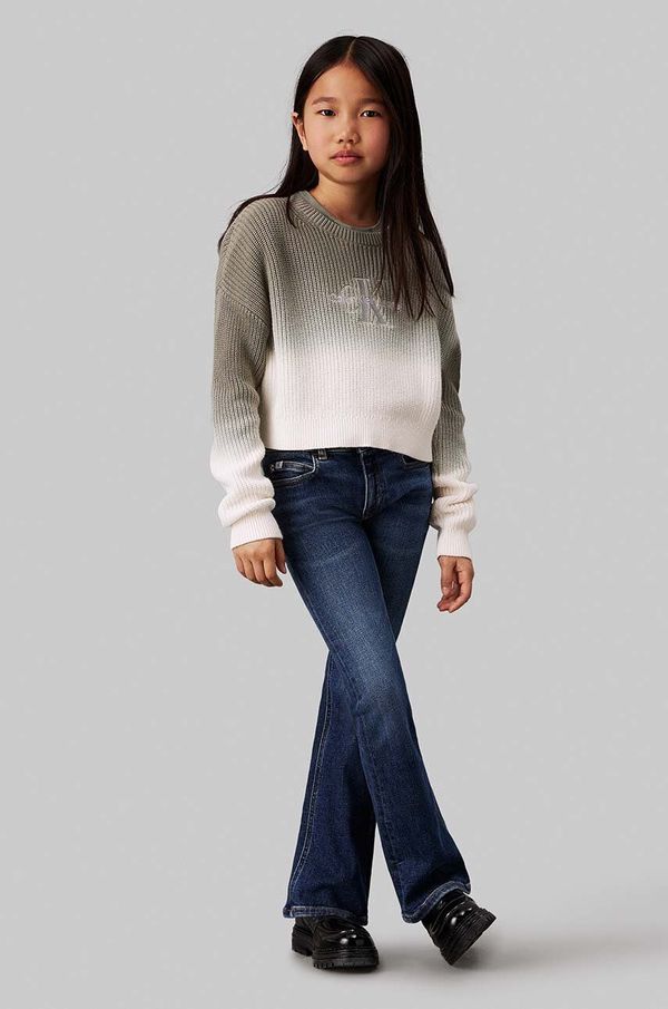 Calvin Klein Jeans Dječje traperice Calvin Klein Jeans MR FLARE IG0IG02504