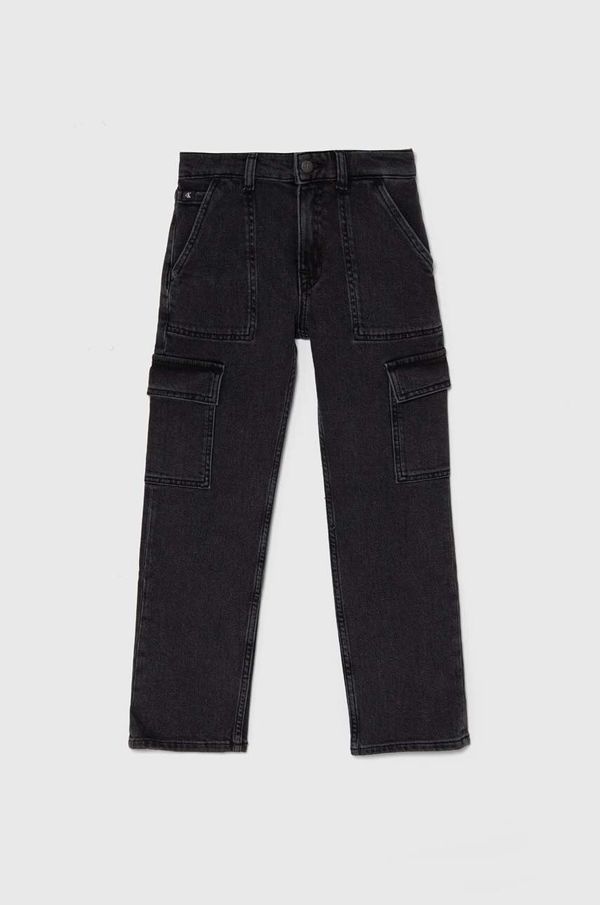 Calvin Klein Jeans Dječje traperice Calvin Klein Jeans REGULAR CARGO IB0IB02115