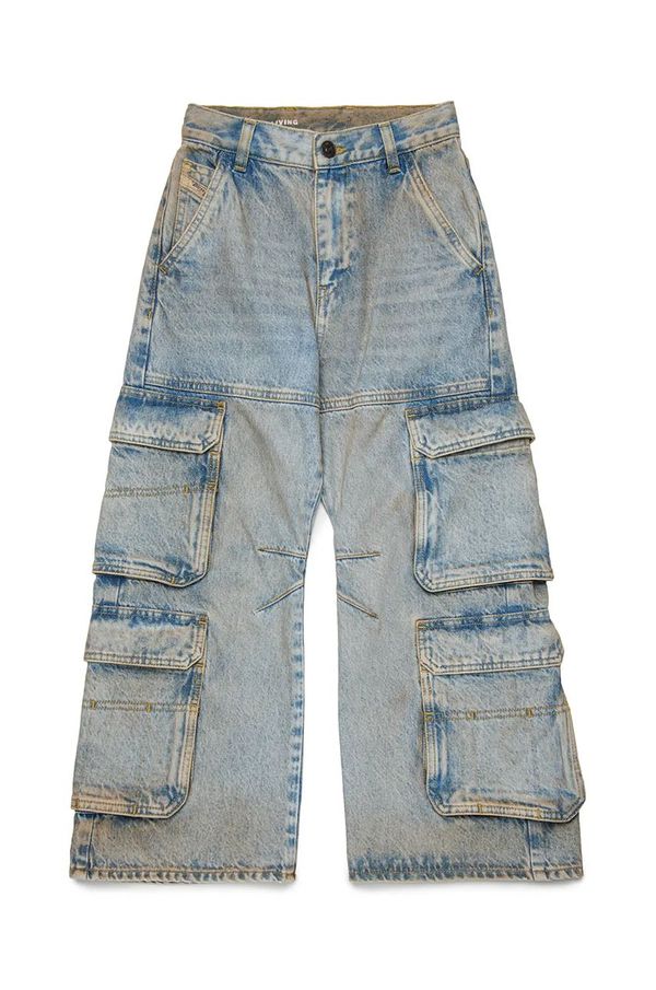 Diesel Dječje traperice Diesel D-ARGJX-CARGO-J TROUSERS J02164