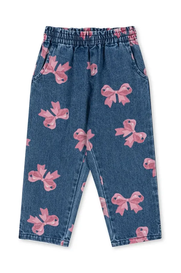 Konges Sløjd Dječje traperice Konges Sløjd MAGOT FRILL PANTS GOTS KS102281