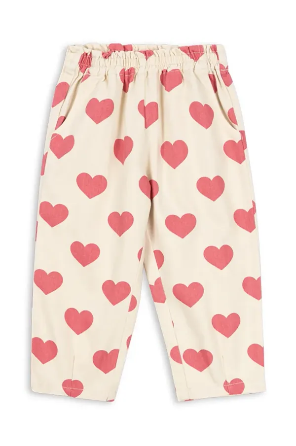 Konges Sløjd Dječje traperice Konges Sløjd MAGOT FRILL PANTS GOTS KS103366