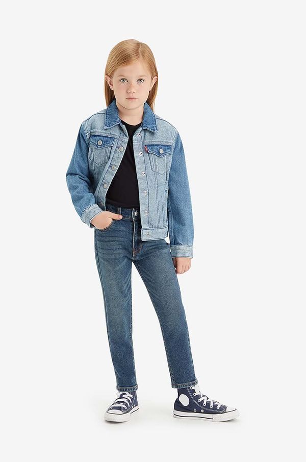 Levi's Dječje traperice Levi's Mini Mom Jeans