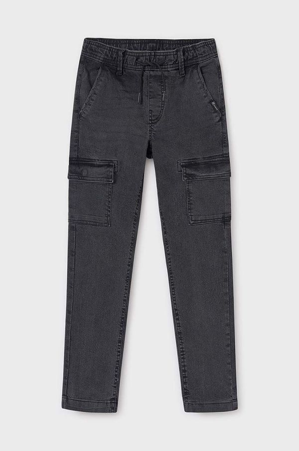 Mayoral Dječje traperice Mayoral denim jogger cargo 7534