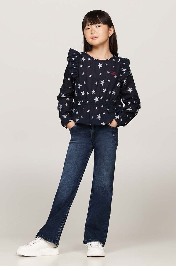 Tommy Hilfiger Dječje traperice Tommy Hilfiger FLARE KG0KG08147