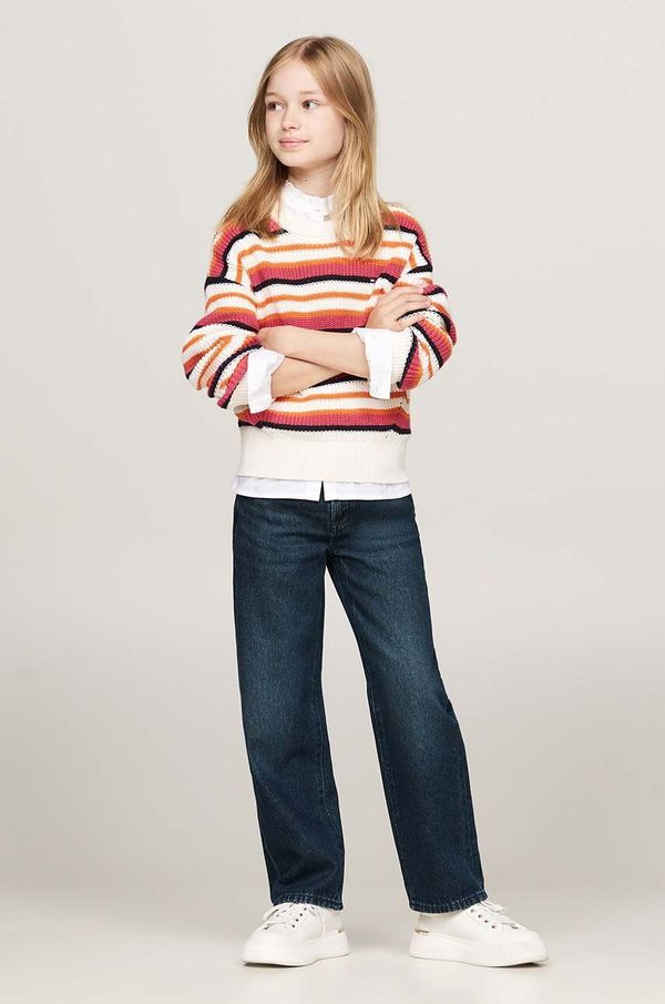 Tommy Hilfiger Dječje traperice Tommy Hilfiger GIRLFRIEND KG0KG08148