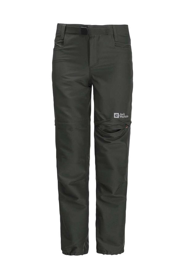 Jack Wolfskin Dječje vodootporne hlače Jack Wolfskin ACTIVE ZIP OFF boja: crna