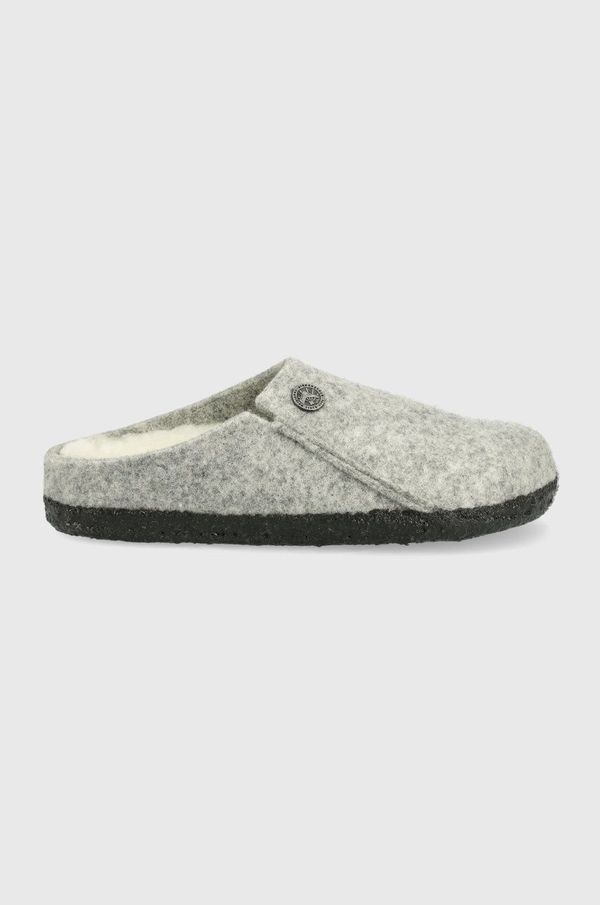 Birkenstock Dječje vunene papuče Birkenstock boja: siva