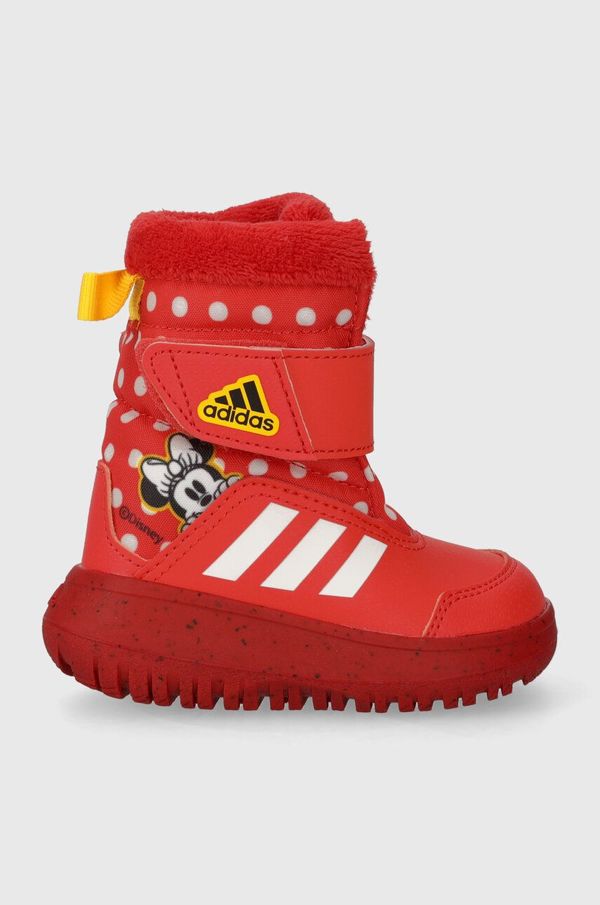adidas Dječje zimske čizme adidas Winterplay Minnie I boja: crvena