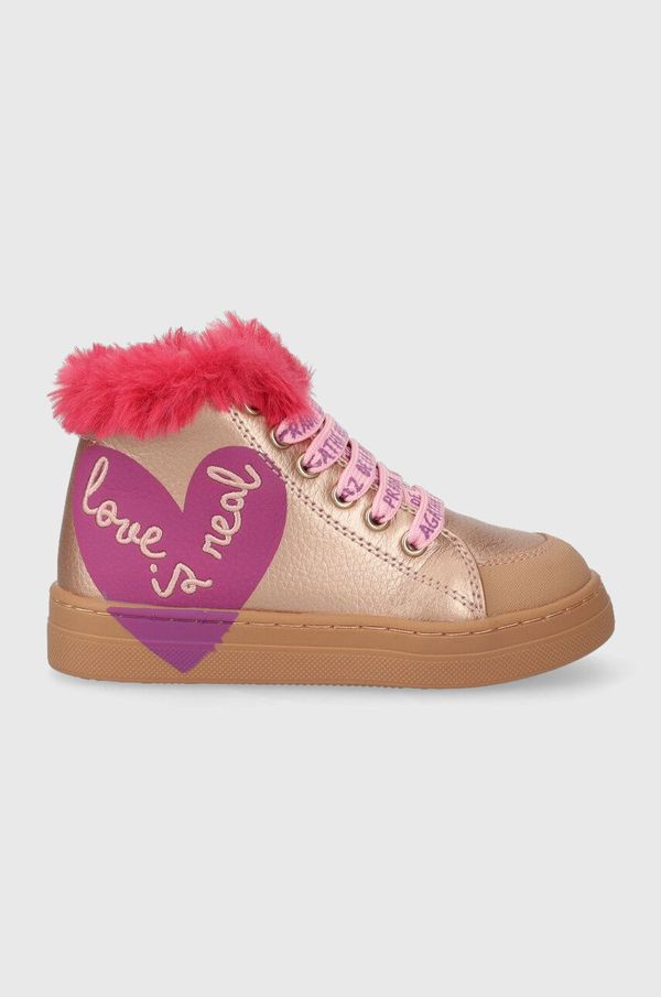 Agatha Ruiz de la Prada Dječje zimske čizme Agatha Ruiz de la Prada boja: zlatna