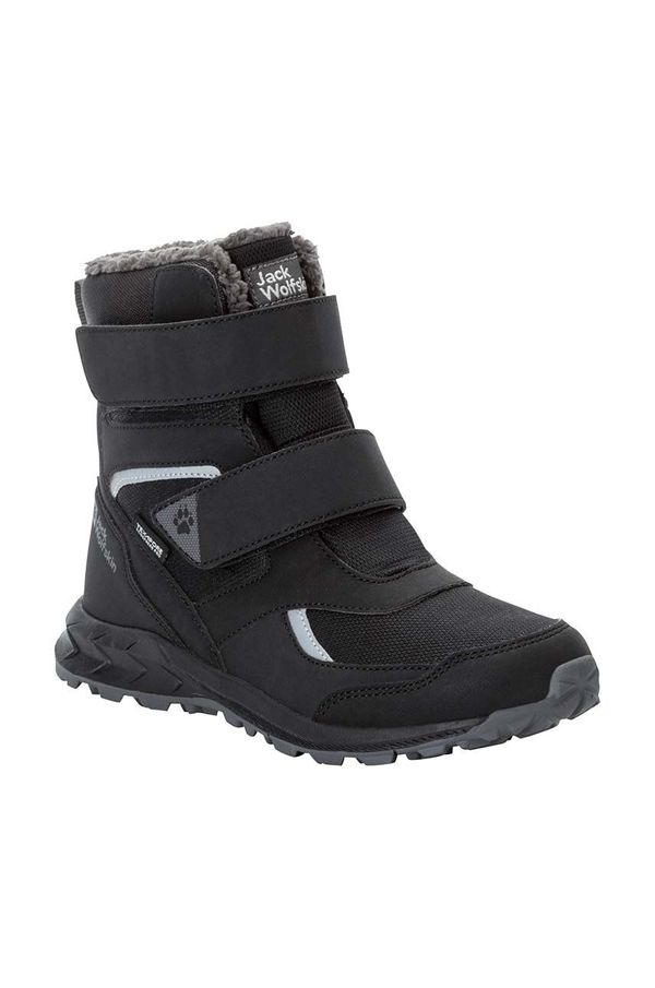 Jack Wolfskin Dječje zimske čizme Jack Wolfskin WOODLAND WT TEXAPORE HIGH VC boja: crna