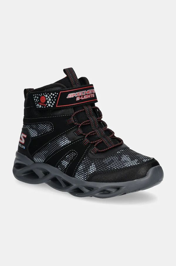Skechers Dječje zimske čizme Skechers TWISTED-BRIGHTS boja: crna, 400145L