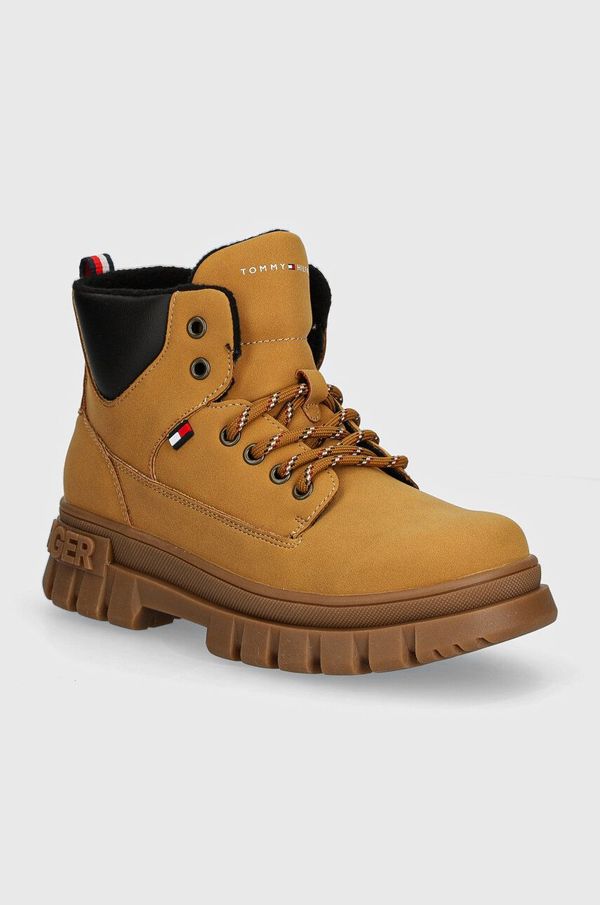 Tommy Hilfiger Dječje zimske čizme Tommy Hilfiger boja: smeđa, T3X5-33706