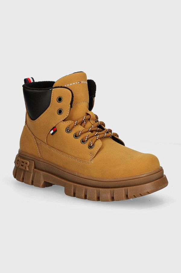 Tommy Hilfiger Dječje zimske čizme Tommy Hilfiger boja: smeđa, T3X5-33706