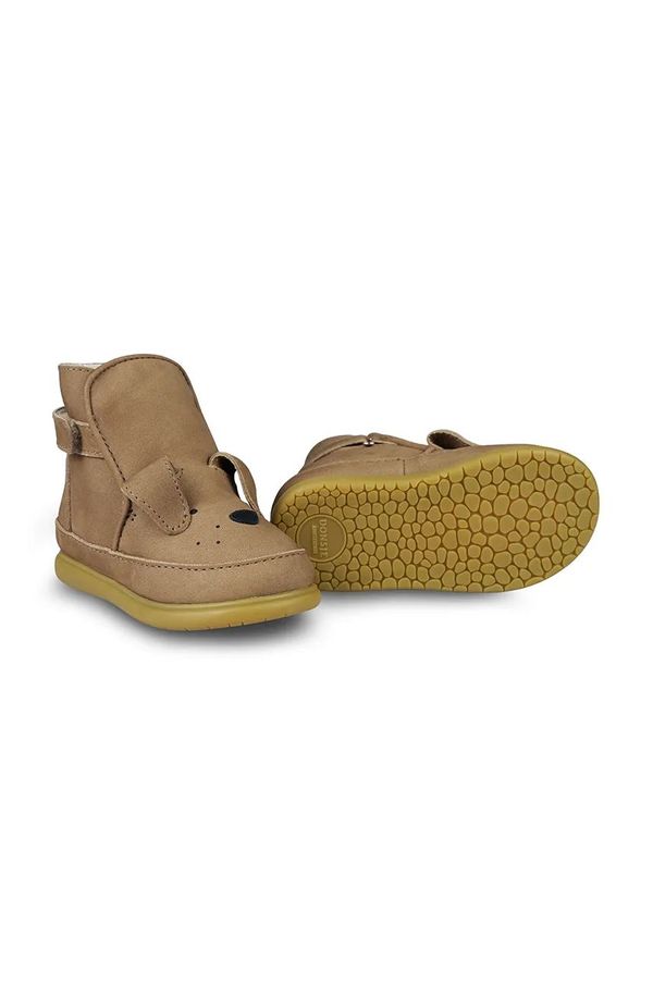 Donsje Dječje zimske kožne cipele Donsje Dubu Classic Shoes Dog boja: bež, 1500405