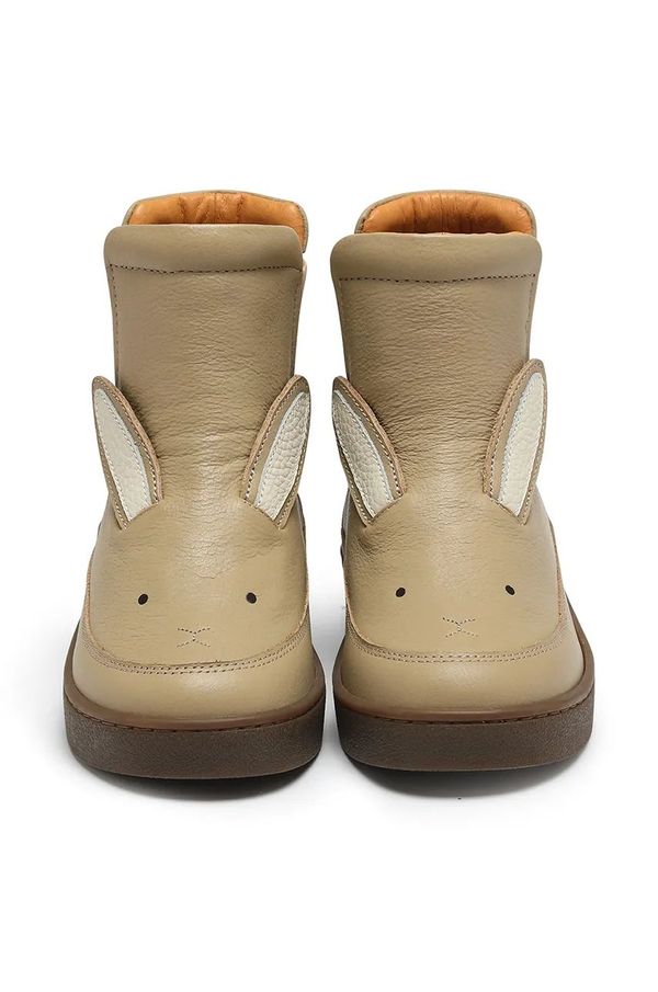 Donsje Dječje zimske kožne cipele Donsje Thuru Classic Boots Bunny boja: bež, 2023806