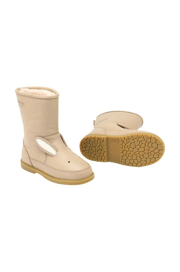 Donsje Dječje zimske kožne cipele Donsje Wadudu Classic Boots Bunny boja: bež, 2022002
