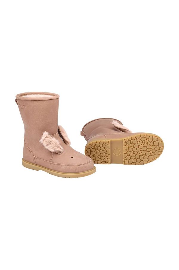 Donsje Dječje zimske kožne cipele Donsje Wadudu Exclusive Boots Fluffy Bunny boja: ružičasta, 2022110