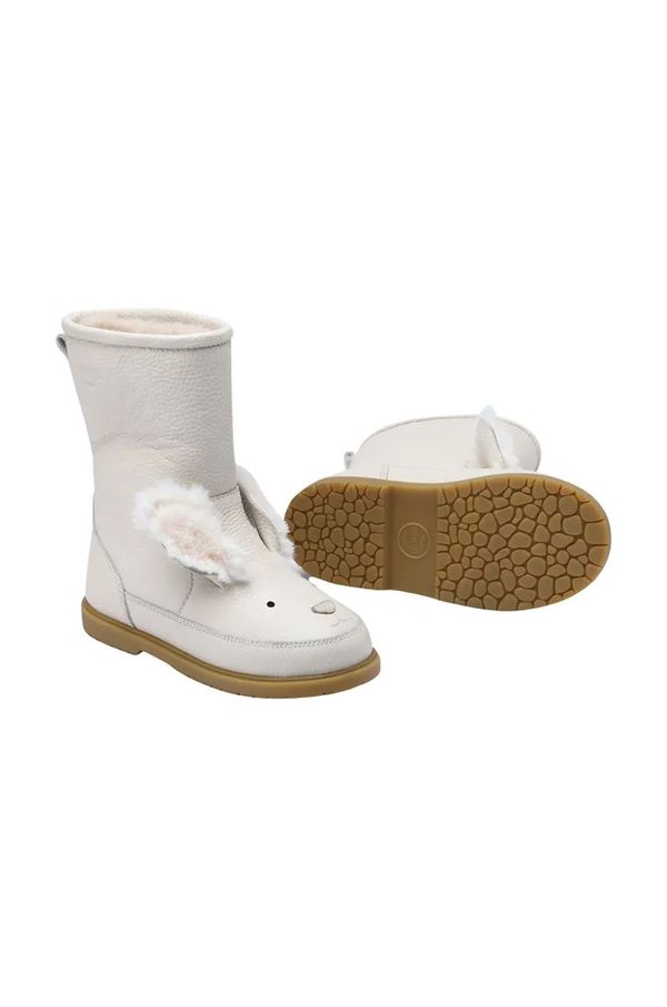 Donsje Dječje zimske kožne cipele Donsje Wadudu Exclusive Boots Rabbit boja: bijela, 2022116