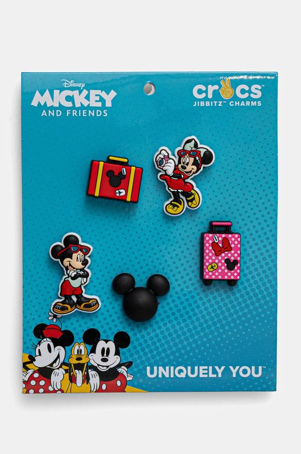 Crocs Dječji bedževi za obuću Crocs Mickey Vacation 5 Pack 5-pack boja: crna, 10013564