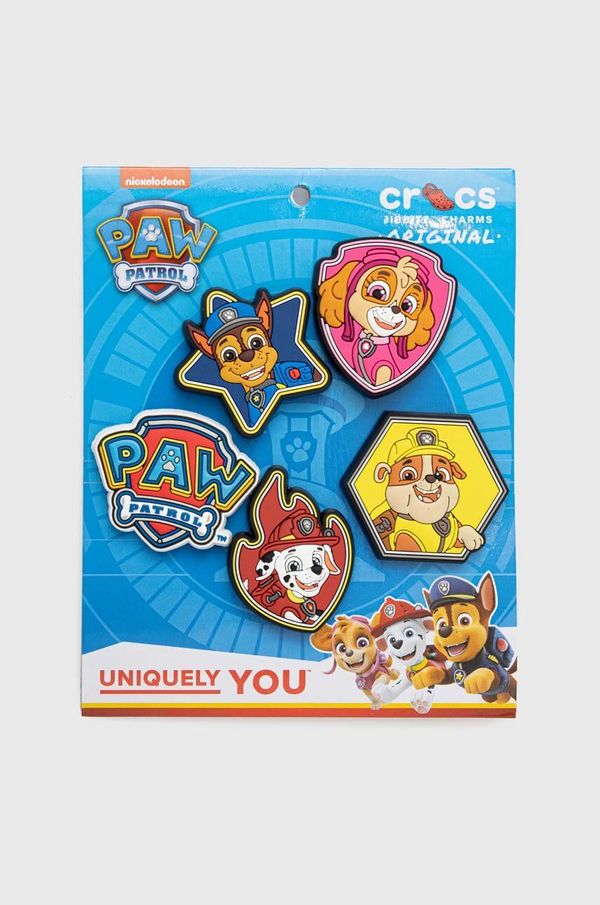 Crocs Dječji bedževi za obuću Crocs x Paw Patrol 5-pack